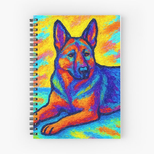 Item preview, Vibrant German Shepherd Lying Gracefully designed and sold by ChrisButler.