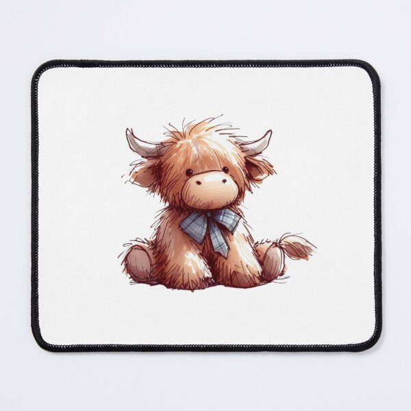Item preview, Baby highland cow designed and sold by DaintyDooodles.
