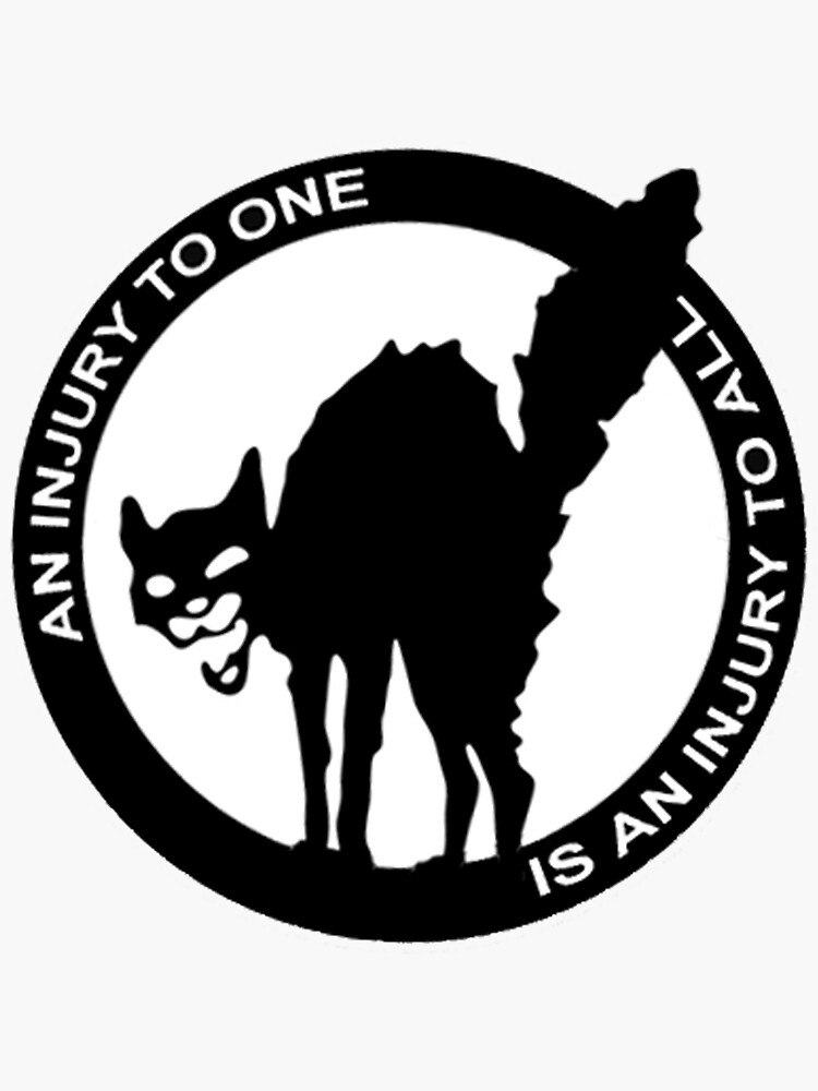 Eine Verletzung des Einen ist eine Verletzung für alle - Anarcho-Syndikalistisches Logo von dru1138