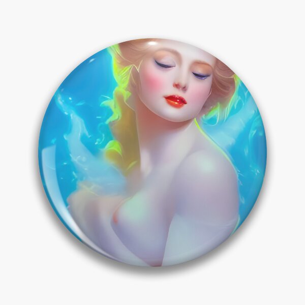 Item preview, Ethereal Goddess Portrait – Surreal Fantasy Art Print designed and sold by CASturgill.