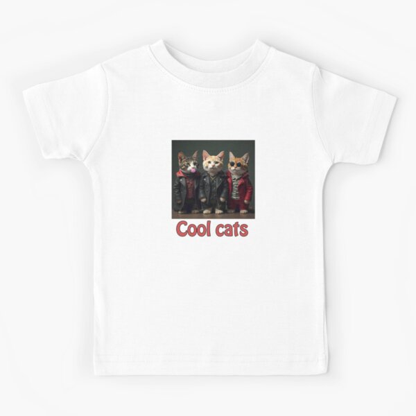 Item preview, Three young cats trying to be tough.  designed and sold by FunscapeHQ.