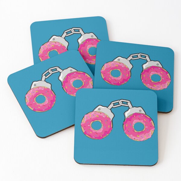 Item preview, DONUT CUFFS THE NEW LAW ENFORCEMENT TOOL, FUNNY GRAPHIC T-SHIRT designed and sold by bessartex.