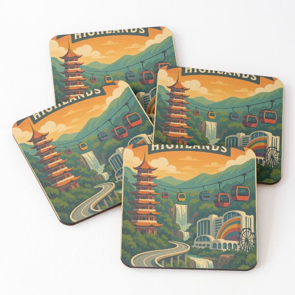 Item preview, Genting Highlands Cable Cars with Pagoda and Theme Park, Malaysia designed and sold by Aryabek.