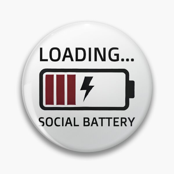 Item preview, Social Battery: Running on Empty designed and sold by TSQ.