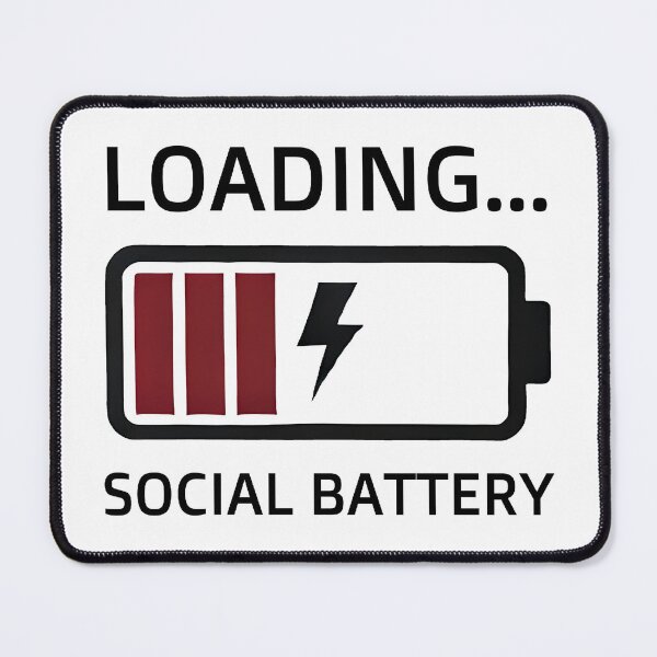 Item preview, Social Battery: Running on Empty designed and sold by TSQ.