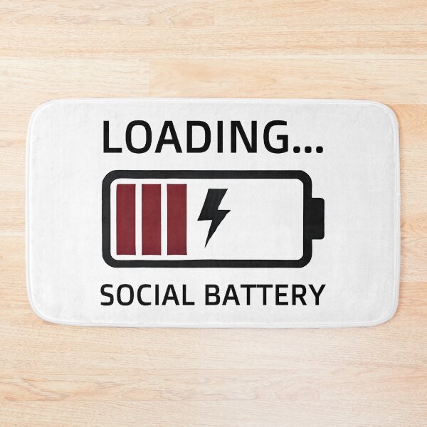 Item preview, Social Battery: Running on Empty designed and sold by TSQ.
