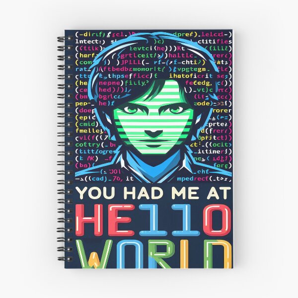 Item preview, You had me at HELLO WORLD, typography designed and sold by maxmaj.