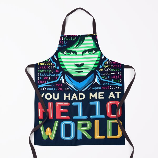 Item preview, You had me at HELLO WORLD, typography designed and sold by maxmaj.