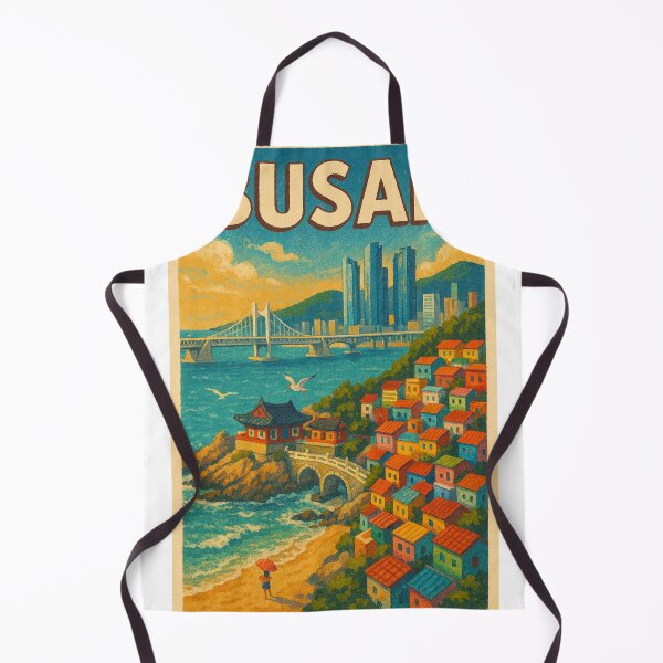 Item preview, Busan Gamcheon Culture Village and Gwangandaegyo Bridge designed and sold by Aryabek.