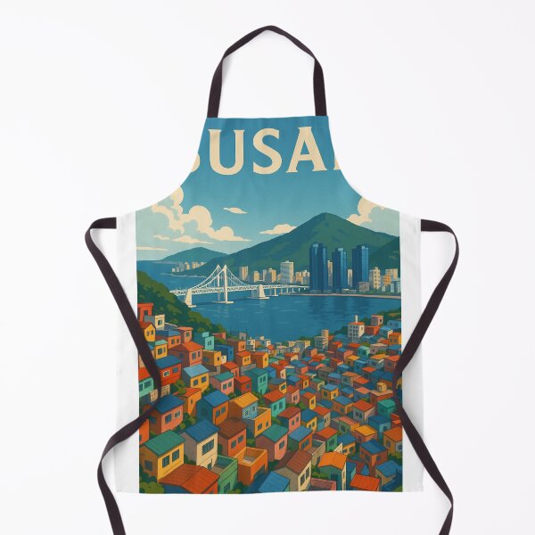 Item preview, Korea Busan Gamcheon Culture Village and Gwangandaegyo Bridge designed and sold by Aryabek.