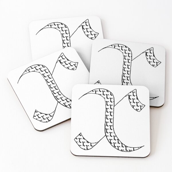 Item preview, Elegant calligraphy design of the initial X, perfect for art and typography lovers. Great as a gift for milestones, fitting for Handwriting Day, Calligraphy Day, and World Art Day! designed and sold by ArtsOfLetters.