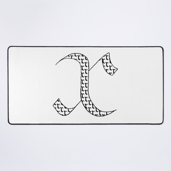 Item preview, Elegant calligraphy design of the initial X, perfect for art and typography lovers. Great as a gift for milestones, fitting for Handwriting Day, Calligraphy Day, and World Art Day! designed and sold by ArtsOfLetters.