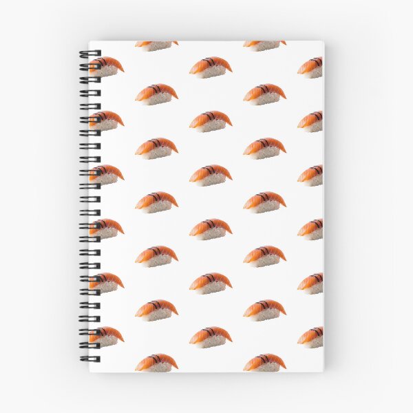 Item preview, Nigiri Sushi Salmon Delicious Japanese food Illustration designed and sold by SaavedraDesign.
