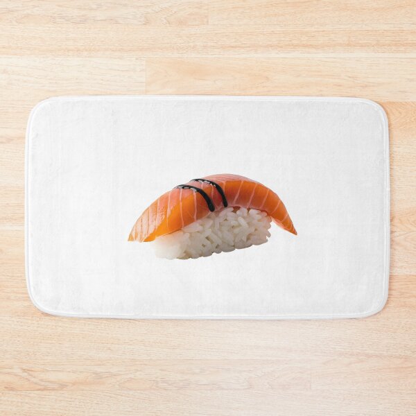 Item preview, Nigiri Sushi Salmon Delicious Japanese food Illustration designed and sold by SaavedraDesign.