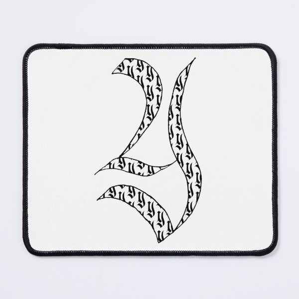 Item preview, Elegant calligraphy design of the initial Y, perfect for art and typography lovers. Great as a gift for milestones, fitting for Handwriting Day, Calligraphy Day, and World Art Day! designed and sold by ArtsOfLetters.