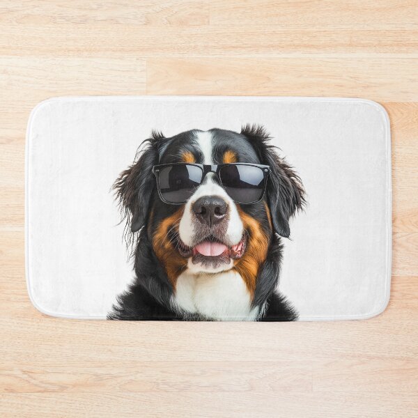 Item preview, Funny cool Bernese Mountain Dog wearing sunglasses designed and sold by LazyOwlStore.