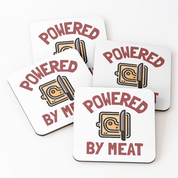 Item preview, Powered by meat- Carnivore and keto designed and sold by dreamlandbuyers.