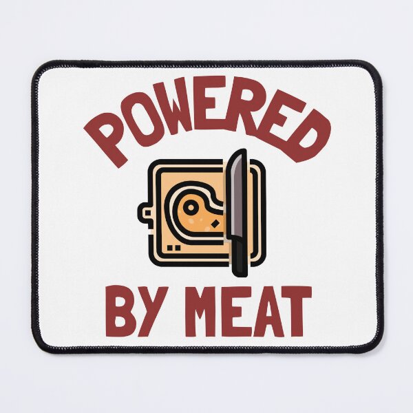 Item preview, Powered by meat- Carnivore and keto designed and sold by dreamlandbuyers.