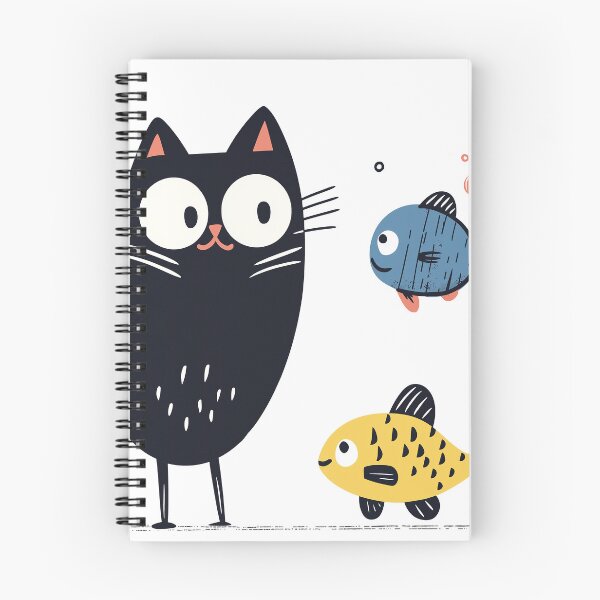 Item preview, Aquatic Stare-Down: A Serious Conversation Amongst Fins and Whiskers designed and sold by studio902.