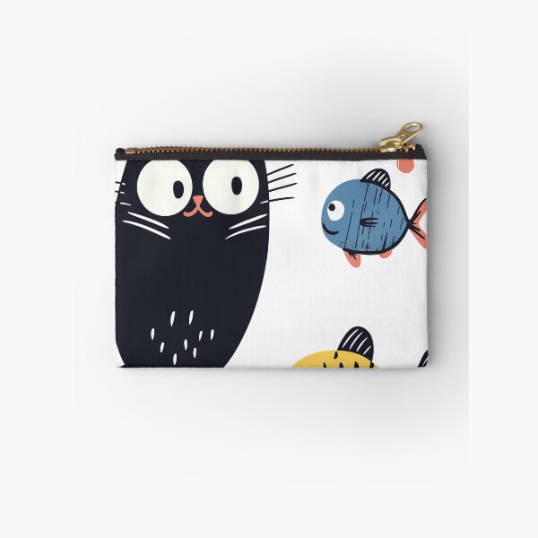 Item preview, Aquatic Stare-Down: A Serious Conversation Amongst Fins and Whiskers designed and sold by studio902.