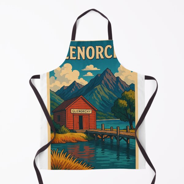 Item preview, Glenorchy Wharf on a Still Alpine Morning designed and sold by Aryabek.