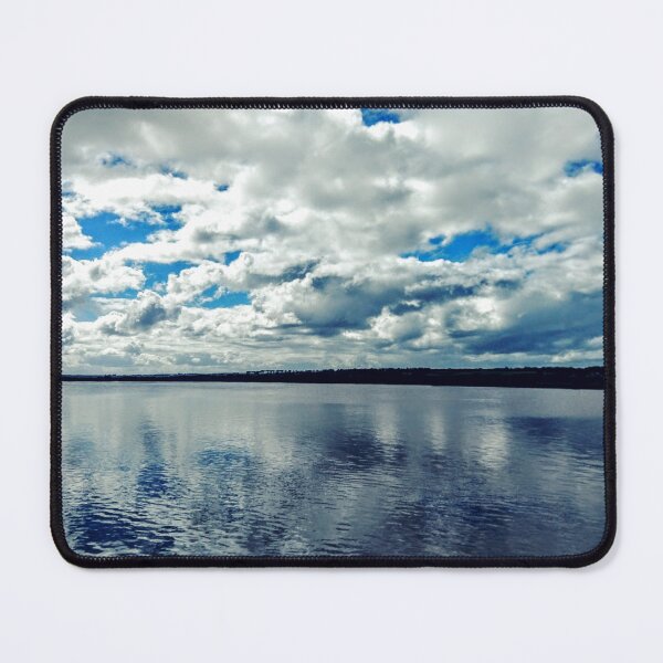 Item preview, Photograph of cloudy sky reflected over water designed and sold by MindfulArtSandy.