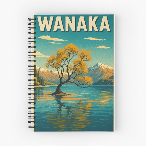 Item preview, The Lone Tree of Lake Wanaka in Autumn Glow designed and sold by Aryabek.