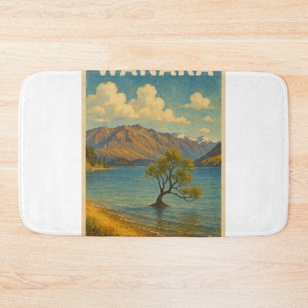 Item preview, Wanaka Tree Framed by Southern Alps and Summer Light designed and sold by Aryabek.