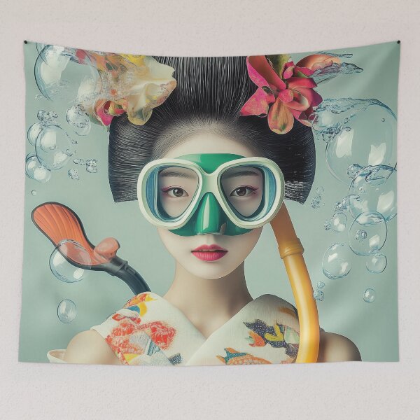 Item preview, Pearl Diver #4 designed and sold by Sue Skellern Artist.