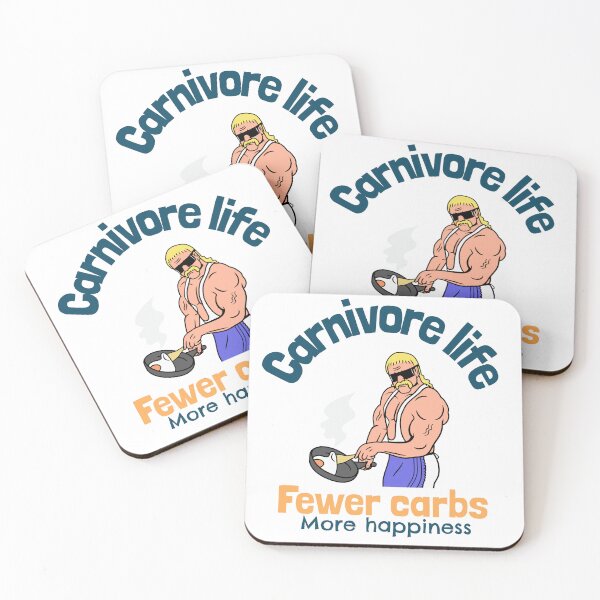 Item preview, Fewer carbs= More hapiness designed and sold by dreamlandbuyers.
