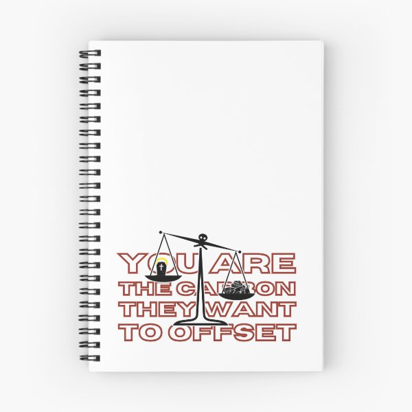 Item preview, “You Are the Carbon They Want to Offset” – Climate Satire Poster/Sticker/Apparel designed and sold by CherryGallery.