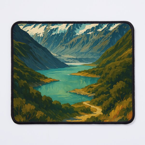 Item preview, Autumn Colors Around Aoraki and Alpine Lakes designed and sold by Aryabek.