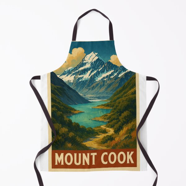 Item preview, Autumn Colors Around Aoraki and Alpine Lakes designed and sold by Aryabek.