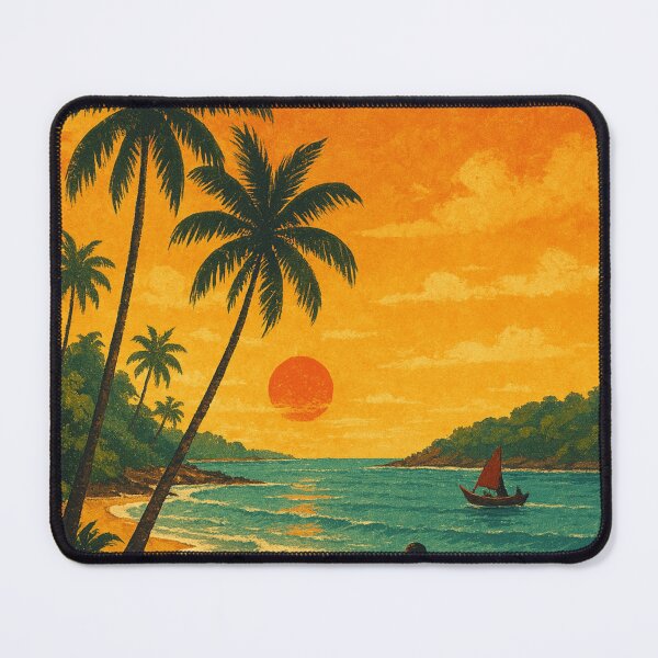 Item preview,  Beach Walk at Sunset with Woman in Sari designed and sold by Aryabek.
