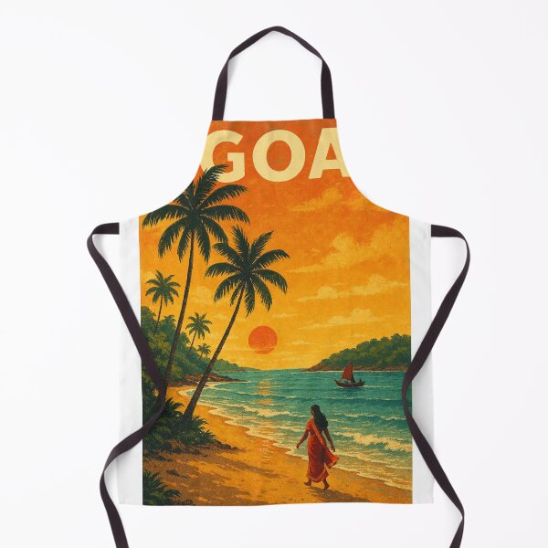 Item preview, Beach Walk at Sunset with Woman in Sari designed and sold by Aryabek.