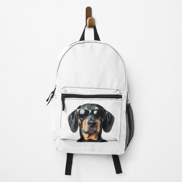 Item preview, Funny cool Black and Tan Coonhound Dog wearing sunglasses designed and sold by LazyOwlStore.