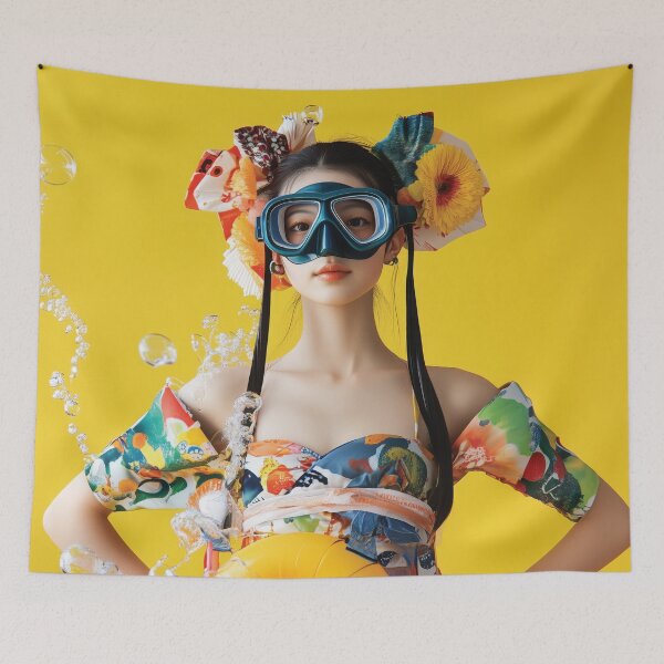 Item preview, Pearl Diver #1 designed and sold by Sue Skellern Artist.