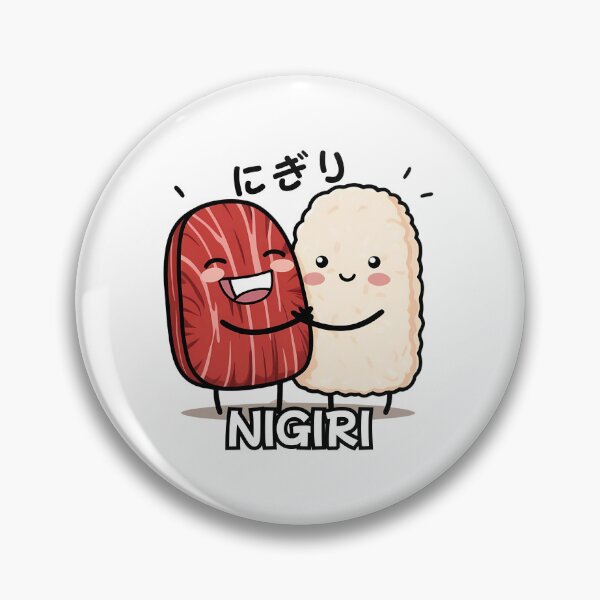 Item preview, Nigiri Sushi Kawaii Wagyu Nigiri Hug Illustration designed and sold by SaavedraDesign.