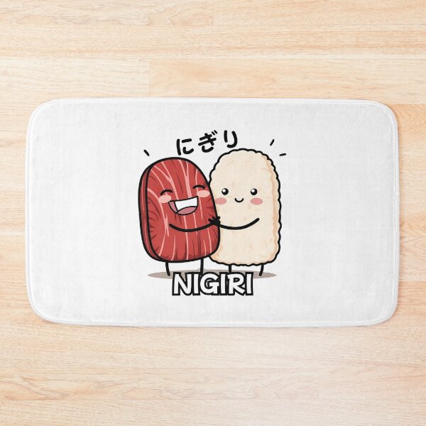 Item preview, Nigiri Sushi Kawaii Wagyu Nigiri Hug Illustration designed and sold by SaavedraDesign.