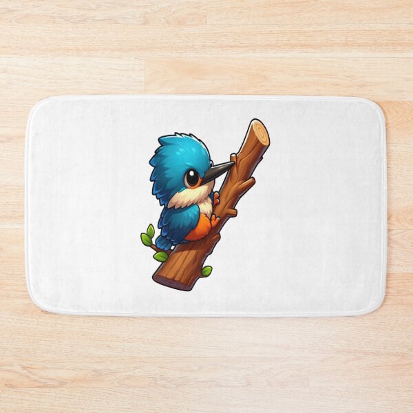 Item preview, Kingfisher clumsily climbing a tree designed and sold by FoxinhoSoumaila.