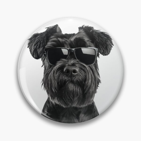 Item preview, Funny cool Black Russian Terrier Dog wearing sunglasses designed and sold by LazyOwlStore.