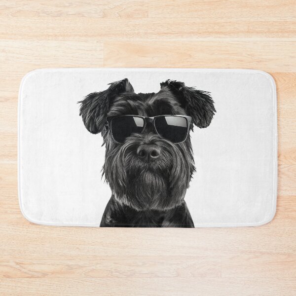 Item preview, Funny cool Black Russian Terrier Dog wearing sunglasses designed and sold by LazyOwlStore.