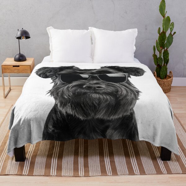 Item preview, Funny cool Black Russian Terrier Dog wearing sunglasses designed and sold by LazyOwlStore.