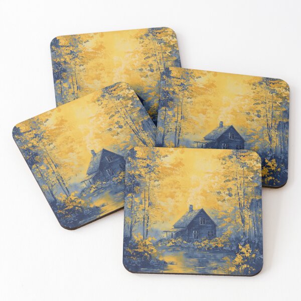 Item preview, 1228 Cottage Landscape designed and sold by nikoart001.