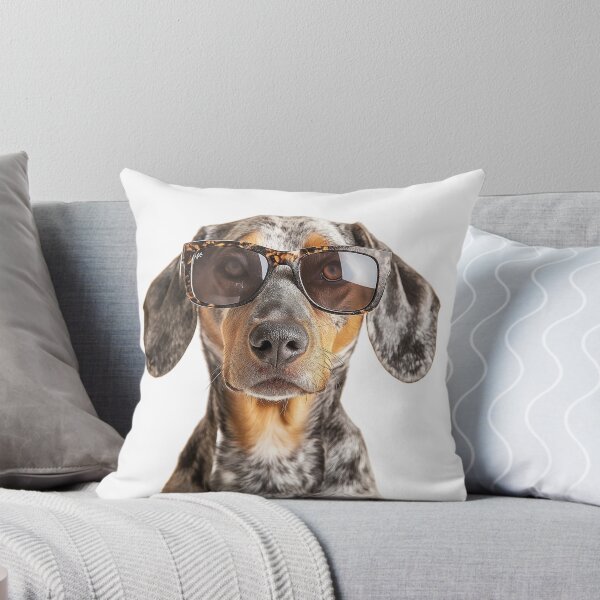 Item preview, Funny cool Bluetick Coonhound Dog wearing sunglasses designed and sold by LazyOwlStore.