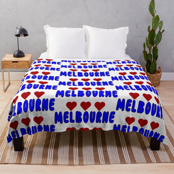 Item preview, Melbourne, The City I Love, Red Love Hearts designed and sold by AASparksDesigns.