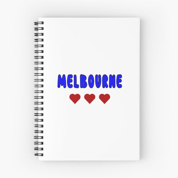Item preview, Melbourne, The City I Love, Red Love Hearts designed and sold by AASparksDesigns.