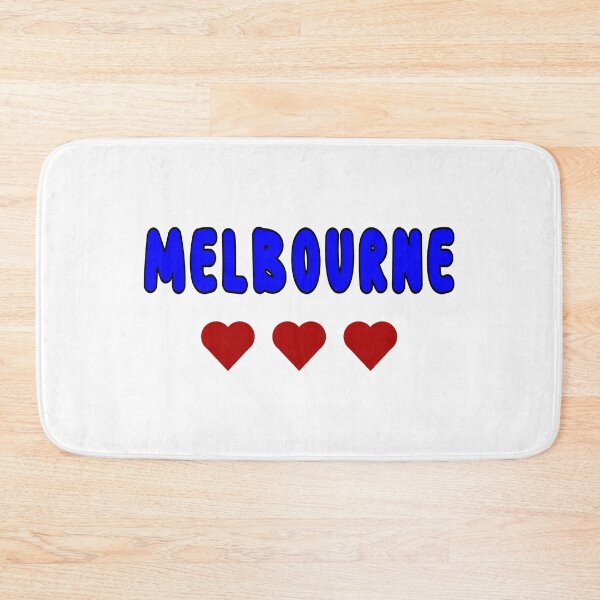 Item preview, Melbourne, The City I Love, Red Love Hearts designed and sold by AASparksDesigns.