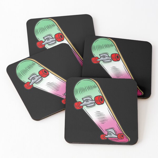 Item preview, Colorful Abrosexual Pride Skateboard – Abrosexual Skater Art designed and sold by Travelslightly.
