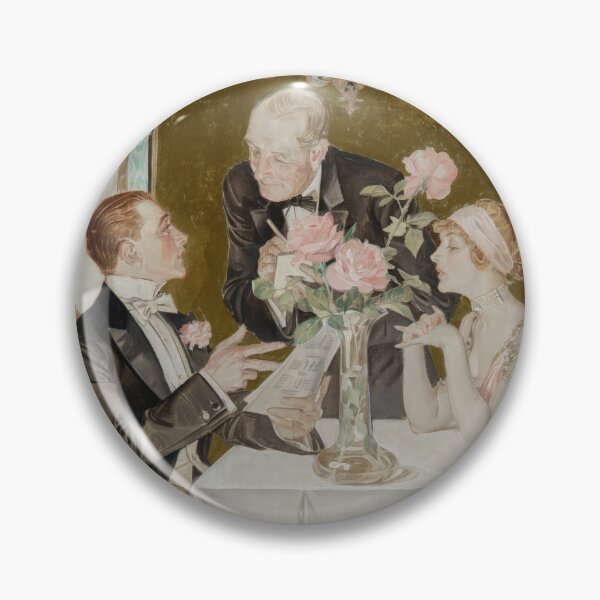 Item preview, Styles for Men, The House of Kuppenheimer booklet cover, 1911-12  - Frank Xavier Leyendecker (American, 1877-1924), Oil on canvas designed and sold by The Nouveau Chateau.